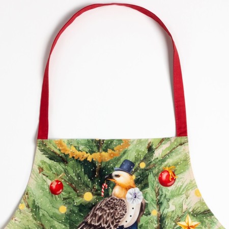 Apron "Ethel" Noble Christmas 60x70cm, 100% cotton, sarzha 190 g/m2-4