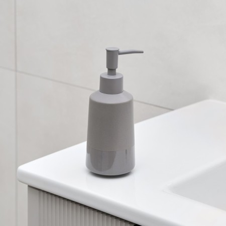 Magma liquid soap dispenser. Moroshka, 7x7x17.8 cm, gray color