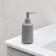 Magma liquid soap dispenser. Moroshka, 7x7x17.8 cm, gray color
