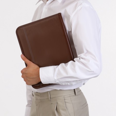 Folder for documents, A4, brown color-2