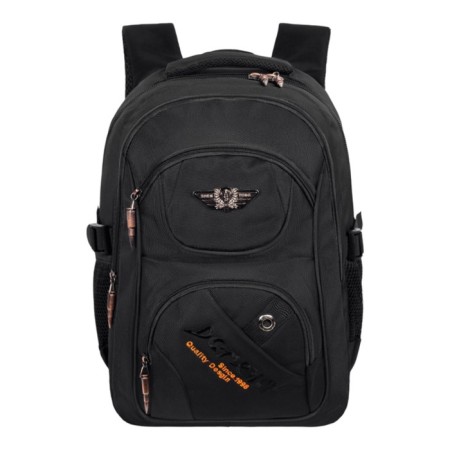 Youth backpack 40 x 28 x 14 cm, ergonomic back, monkking, w206 black