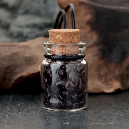 Souvenir-butter with natural stones "grenade", 3 x 2 cm