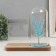 Photo frame wood 9x13 cm with backlight "Blue tree" from batteries 2xlr1130 19x9x18.5 cm