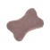 Car gift, bone, on a headrest, "real man", flax, brown, 16 x 24 cm