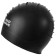 Solid Soft latex cap, black color