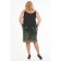 Female skirt, size 54, green color