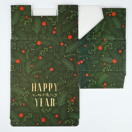 Folding box "Happy New Year", 22 x 15 x 10 cm, new year-5