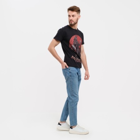 Male T -shirt "Vodkodav" p. 50, black-4