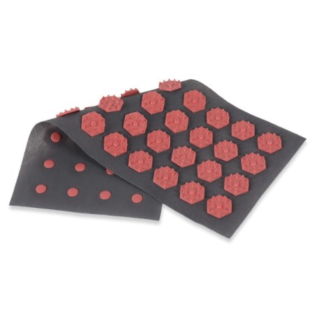 Iplikator-river, the basis of Spanbond, 40 modules, 14 × 32 cm, dark gray/red color-3