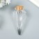 Decor for creativity glass "A bottle with a traffic jam - a cone" 100 ml 11x5.4x5.4 cm