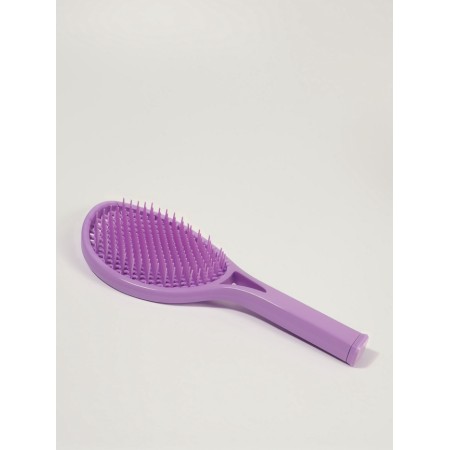 Comb massage oval for drying hair 24*10cm violet suspension QF