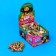 Chewing gum "Cheburashka Bubble Bar", dragged, with a filling of 4 g