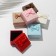Gift box for the ring "Bow", 5 × 5, color mix