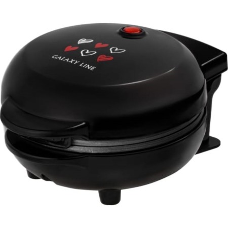 Electric Galaxy Gl 2980, 800 W, Viennese waffles, anti -stick coating, black