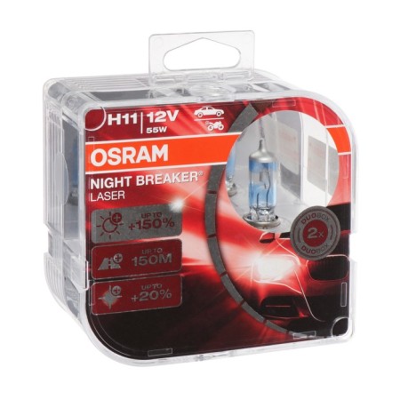 Car lamp Osram Night Breaker Laser +150%, H11, 12 V, 55 W, set 2 pcs-1