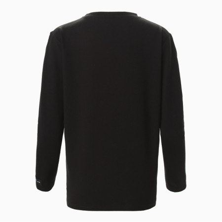 Jumper (longshit) with open shoulders of the river. 46 black-10