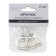 Curtain hook, 2 pcs, matte nickel color