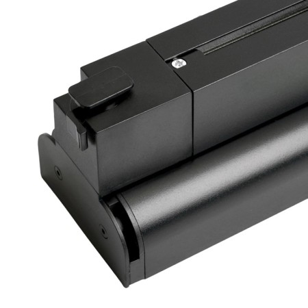 Snow -phase track lamp Feron AL123, IP40, LED, 2x30 W, 547x68x75 mm, Black color-7