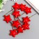 Decor for the creativity of "Star" set of 10 pcs 3.8x3.8 cm