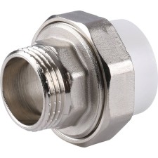 Муфта разъемная Kalde, полипропиленовая, d=32 мм x 1", наружная резьба серии ЕСО