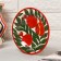 The plate of the Rishtan ceramics "Grenades", flat, 17 cm,