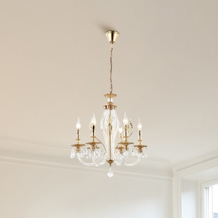 Люстра Rivoli Melanie 1020-206 6хЕ14, 40Вт-4