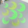 Sticker phosphorus plastic "months" set 9 pcs MIX 17x12 cm