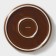 Porcelain dessert plate Magistro Garland, D = 18.2 cm, blue color