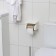 A holder for toilet paper with a shelf, 18 × 11.5 × 12 cm, white color