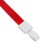 Badge tape, width-10 mm, length-80 cm, with plastic holder, red