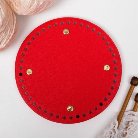 The basis for knitted products to the leatherette "Round" mix 15 cm-1