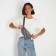 Lightning waist bag, gray color