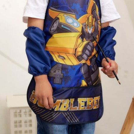 Apron with overshielders Children's "Transformers", 49x39 cm-2