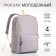 Youth backpack from lightning textiles, 2 pockets, gray color