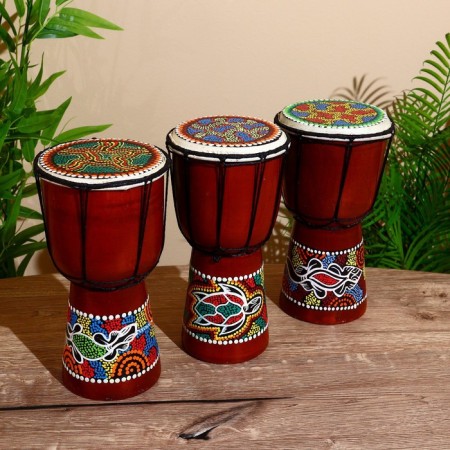 Souvenir musical instrument "Different drum -jambe" 13x13x24 cm, mix-32
