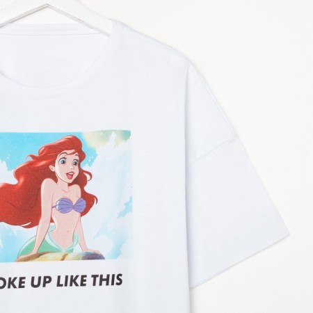 T -shirt "Little Mermaid" Oversize Princess, white color-5