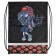 A bag for shoes 480 x 360 mm, Phoenix, sublimation, a reflective strip, "Girl with a spray can"