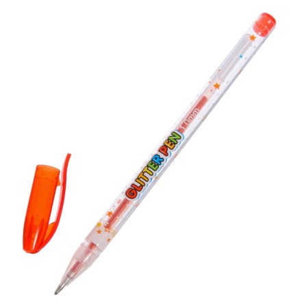 A set of gel pens, 10 colors, metallic, a body with a pattern, in a blister on a button-4