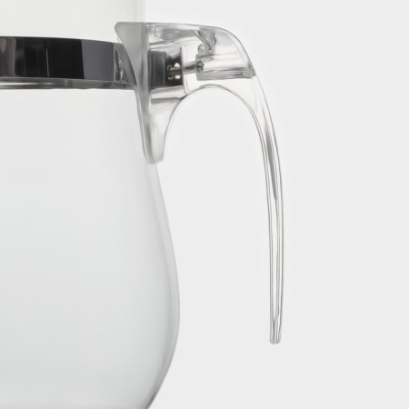 Glass teapot Magistro "Sheidi", 500 ml, with metal sieve, plastic flask-3