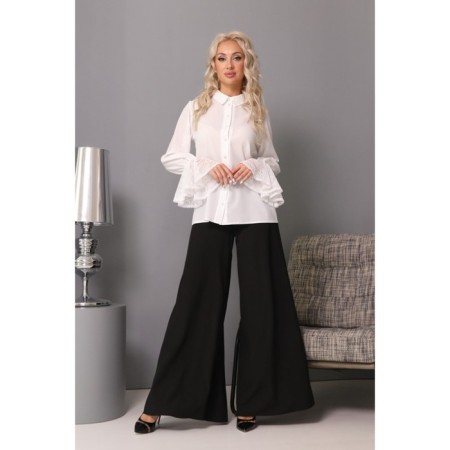 Female blouse, size 46, white color-10