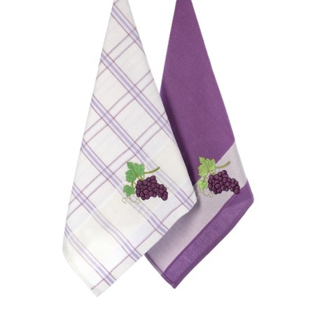 A set of wuffed napkins Diva Afrodita "Grapes", size 45x65 cm, 4 pcs-4