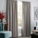 Set of curtains "Soft", size 240 x 270 cm - 2 pcs, grab - 2 pcs, light - gray
