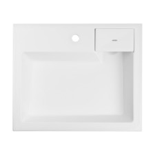 Sink Zein Aurora V63D1, on the washing machine, 600x500x105 mm, brackets