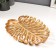 Souvenir Polystone stand "Big gold palm sheet" 4x22.5x30.5 cm