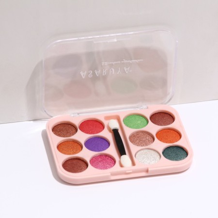 Palette of shadows for eyelids 12 colors-1