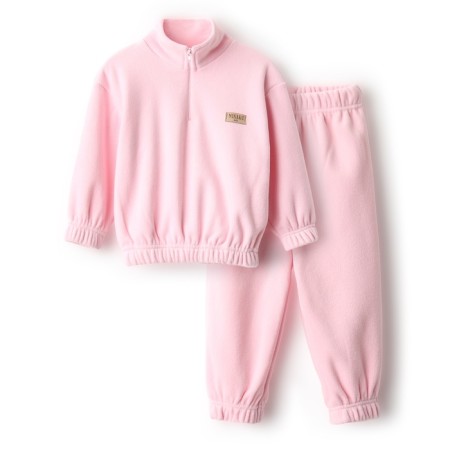Kids' costume (sweatshirt, trousers) minku pink color, height 74-80