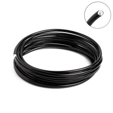 Wire for weaving d = 3.8 mm, winding 3 m, black color