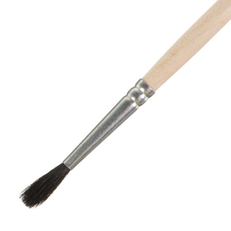 Round Brush No. 3 (clip diameter 3 mm; hair length 16 mm), wooden handle, calligrata-4