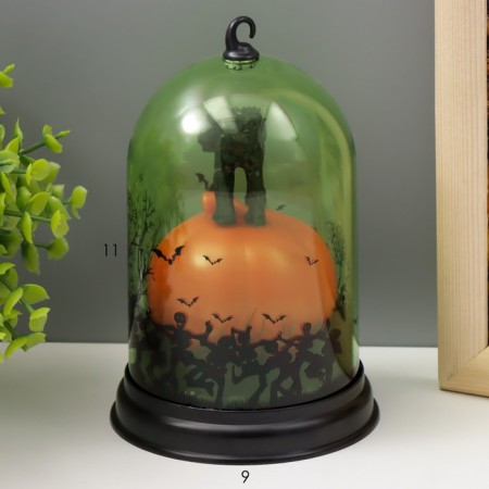 Nightlight "Cat Hippo" LED from batteries 3haaa 9x9x12.5 cm Risalux-3