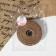 Ribbon from jute "Lace", 20 mm, 4.5 ± 0.5 m, beige color